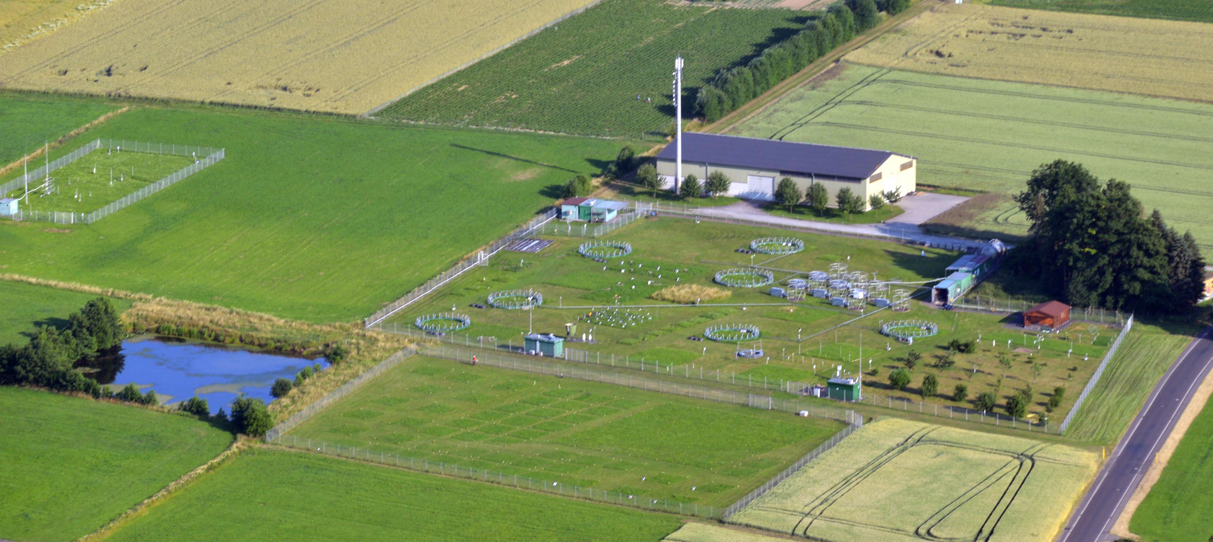 Aerial photograph of the GiFACE facility (copyright C. Wißmer 2013)